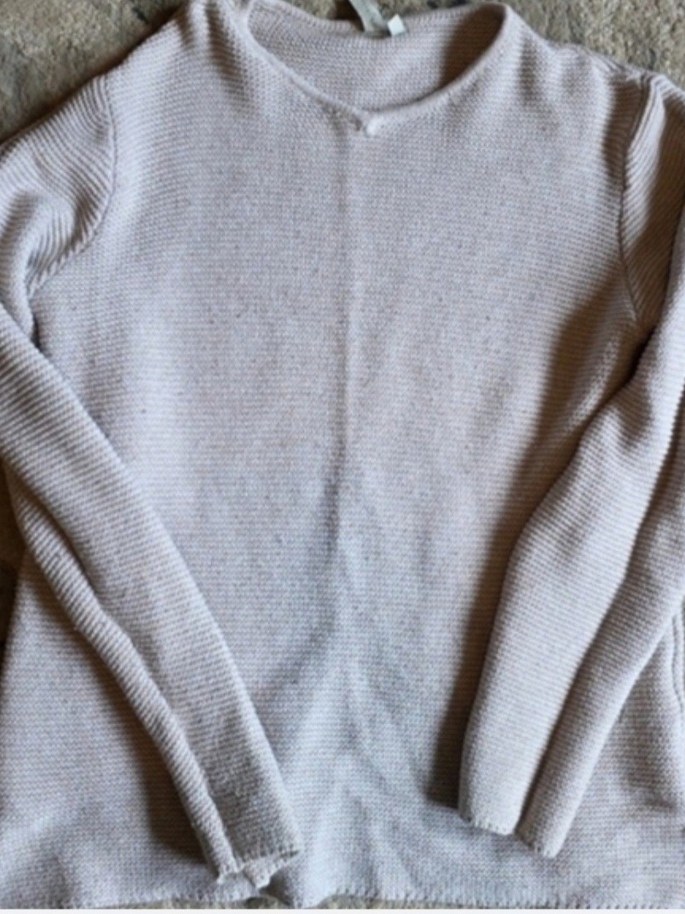 sahalie Pale Blush Crewneck Sweater
